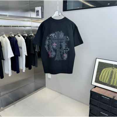 크* 멀티 십자가자수 티셔츠