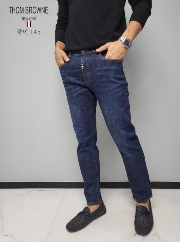 톰* 다크블루 청바지