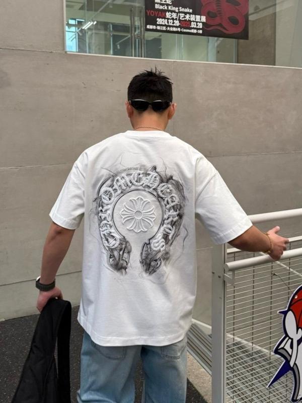 크* 쉐도우 말굽자수 티셔츠