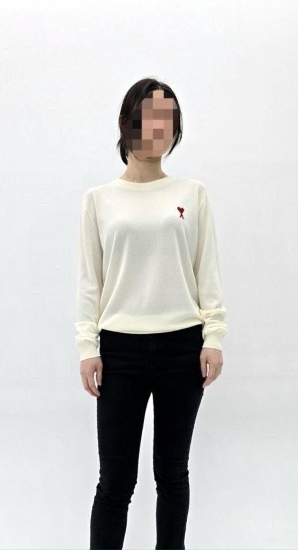 아* 썸머 쿨 시스루 라운드 니트 남녀공용