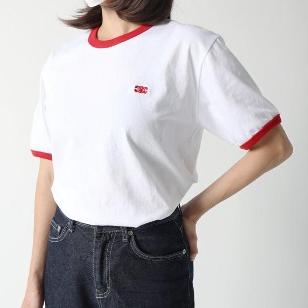 셀** 자수 반팔티