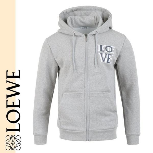 로** 이중 자수 후드집업