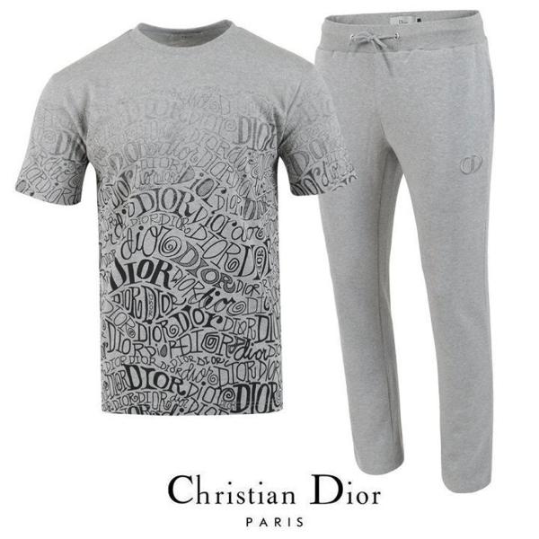 디* 투톤 나염 반팔  긴바지 셋트