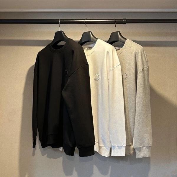 디* CD Icon 자수 맨투맨