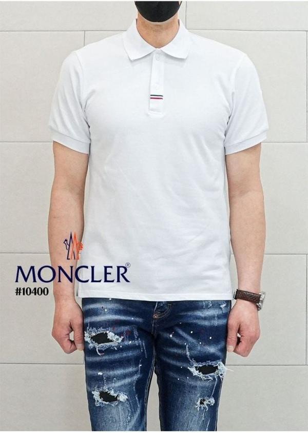 수입프리미엄 화이트 로고 패치 카라 반팔티셔츠