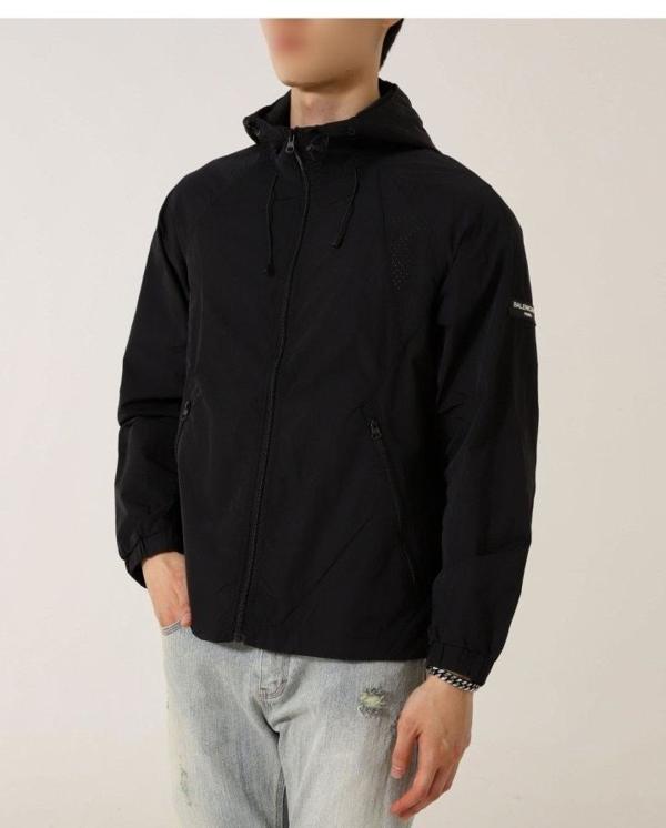 발**** 수입고급 패치 후드 바람막이