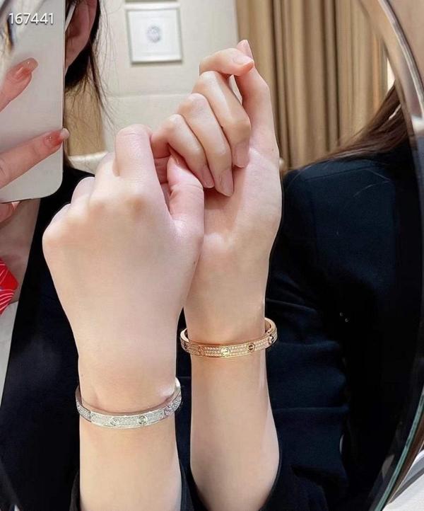 까*** 러브 브레이슬릿 팔찌[세줄]