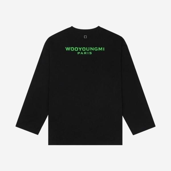 우** 글로우 그래픽 백로고 슬라브 긴팔티