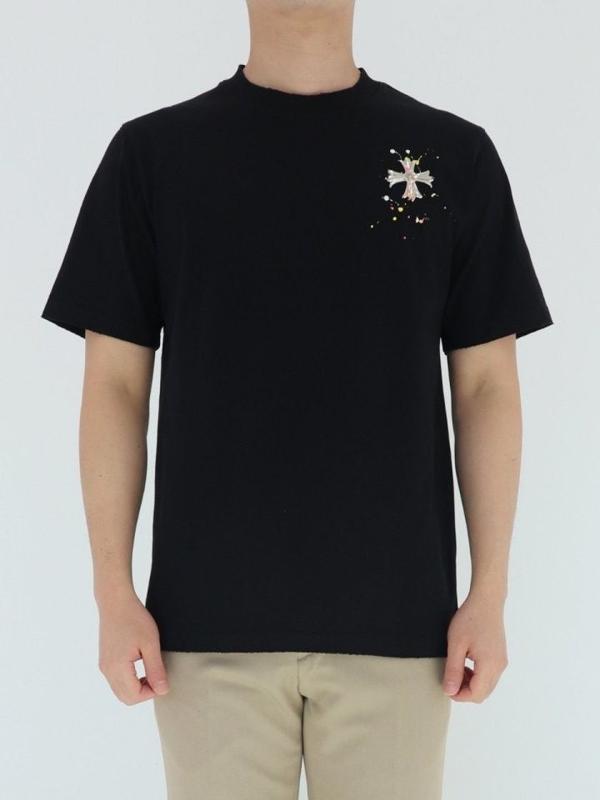 크* 크로스 페인팅 반팔