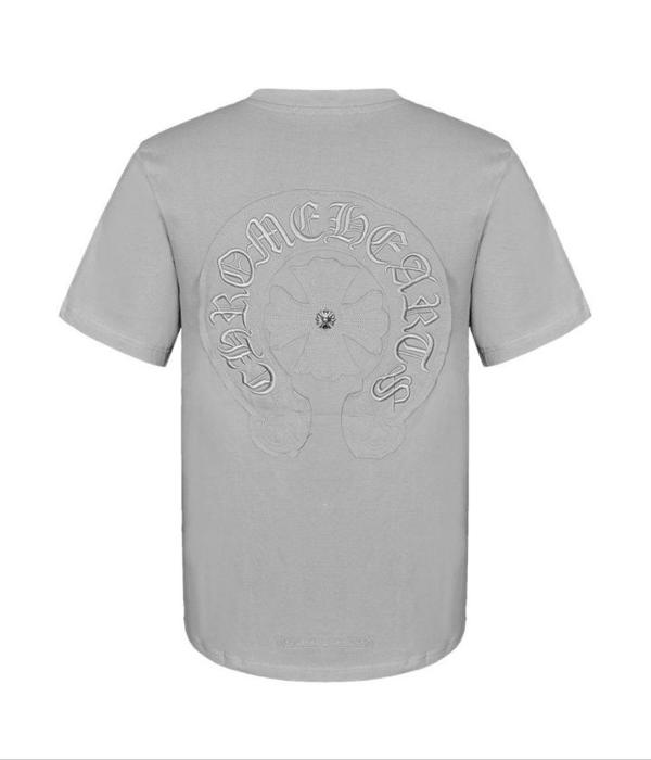 크* 말밥굽 자수 라운드 반팔