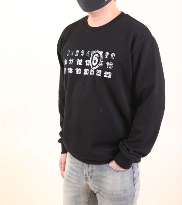 메* 마르지엘라 넘버링 프린팅 맨투맨