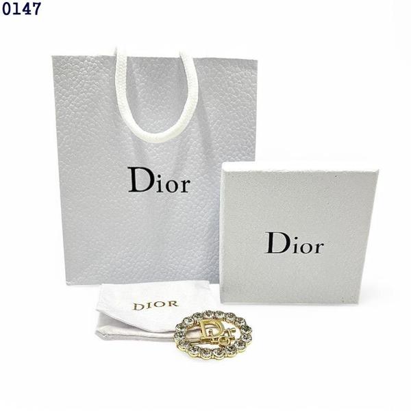 디* 크리스탈 골드 브로치