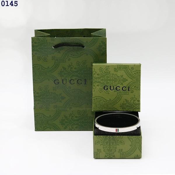 구* 슈프림 G로고 뱅글 팔찌 (화이트골드)