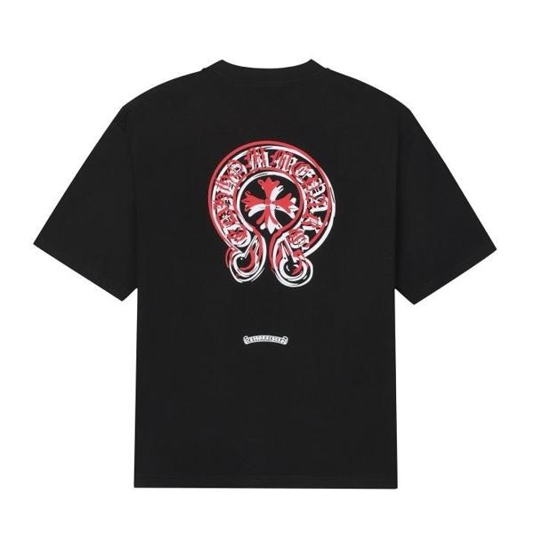 크* 로고 라운드 티셔츠