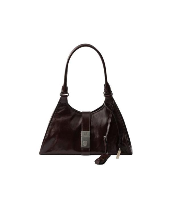 프** 미디엄 가죽 토트백