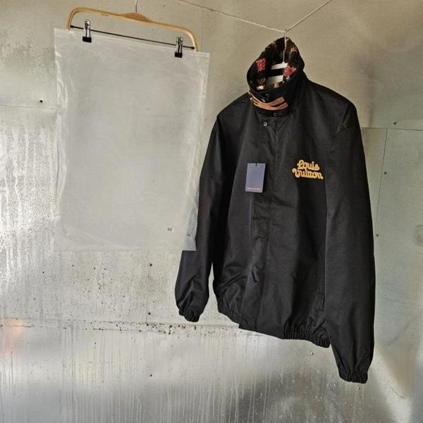 루* 에비에이터 자켓 위드 모노그램 플리스 칼라 자켓