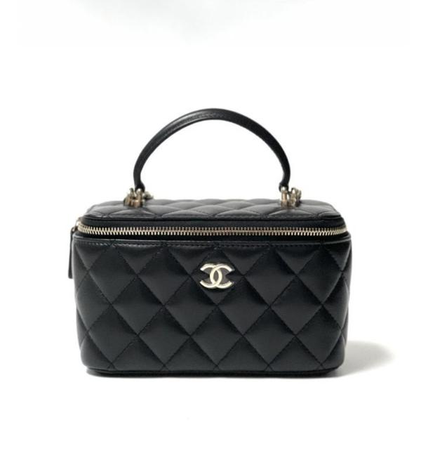 샤* 클래식 탑핸들 직사각 베니티 WOC 블랙 AP2199B0666094305 풀박스