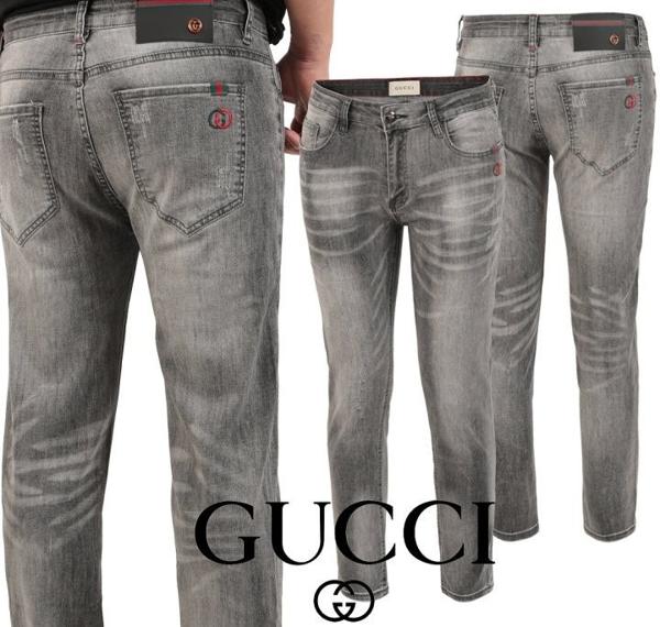 구* 자수로고 그레이워싱 슬림진