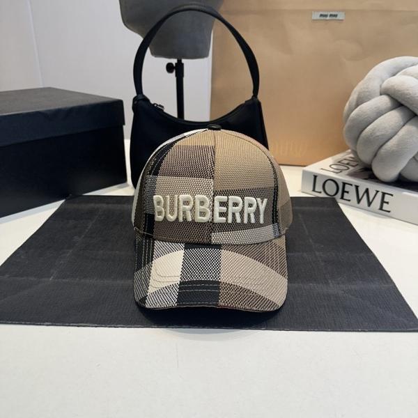 버** 로고 자수 체크 볼캡 수입