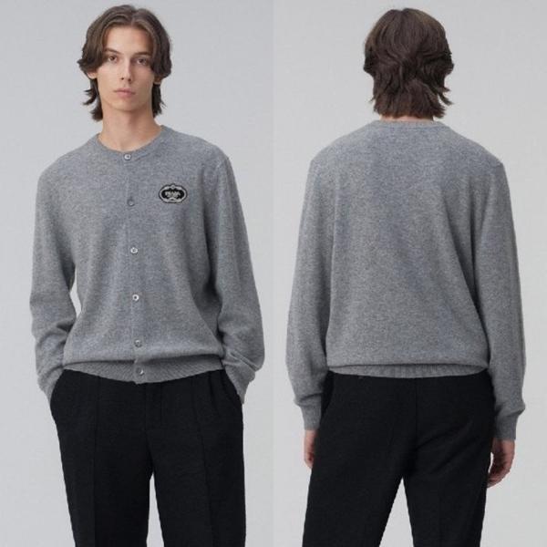 프** 부클패치 라운드 니트가디건 (남성)