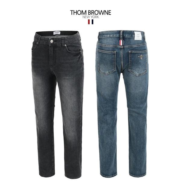 톰* 솔트워싱 스판 슬림핏데님