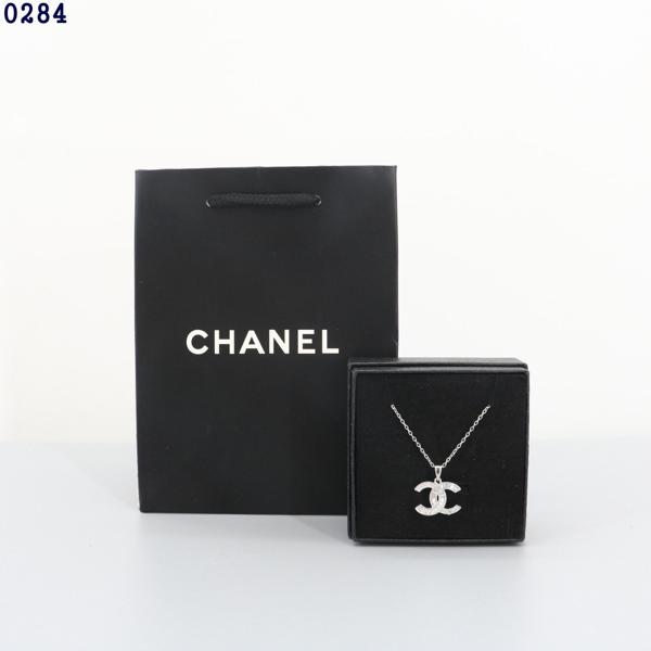 샤* CC로고 큐빅 목걸이