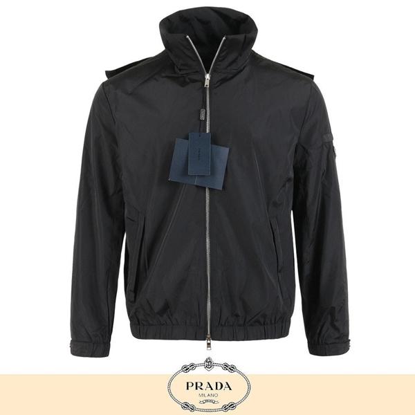 프** 클래식 블랙삼각로고 빅후드 바람막이