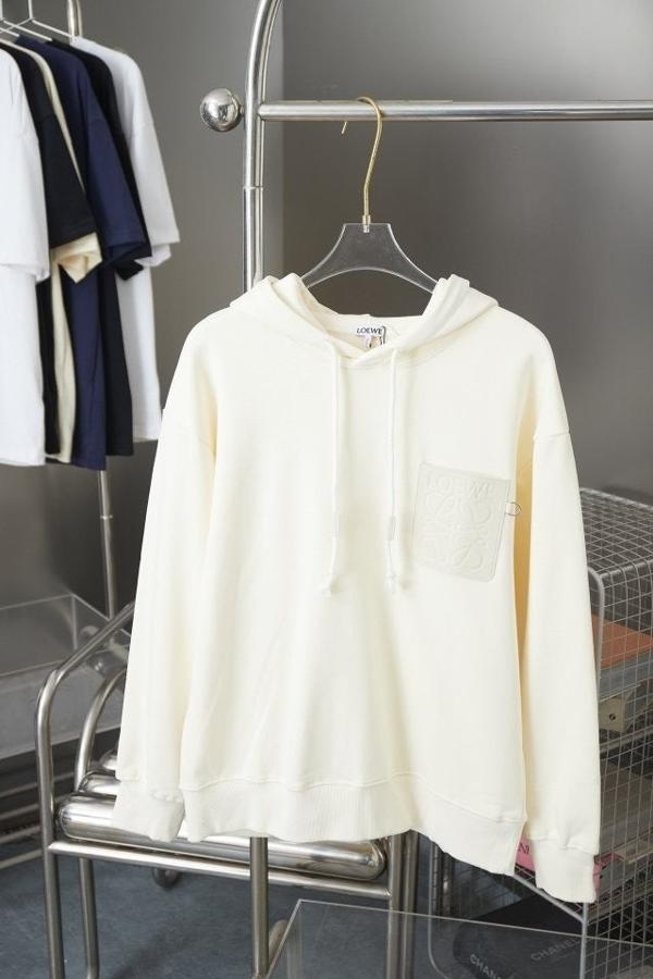 로** 가죽패치 후드