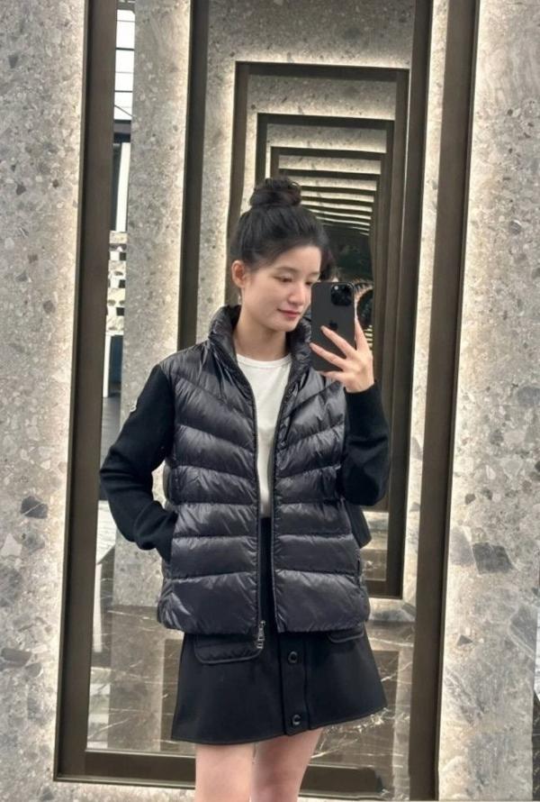 울니트 패딩가디건