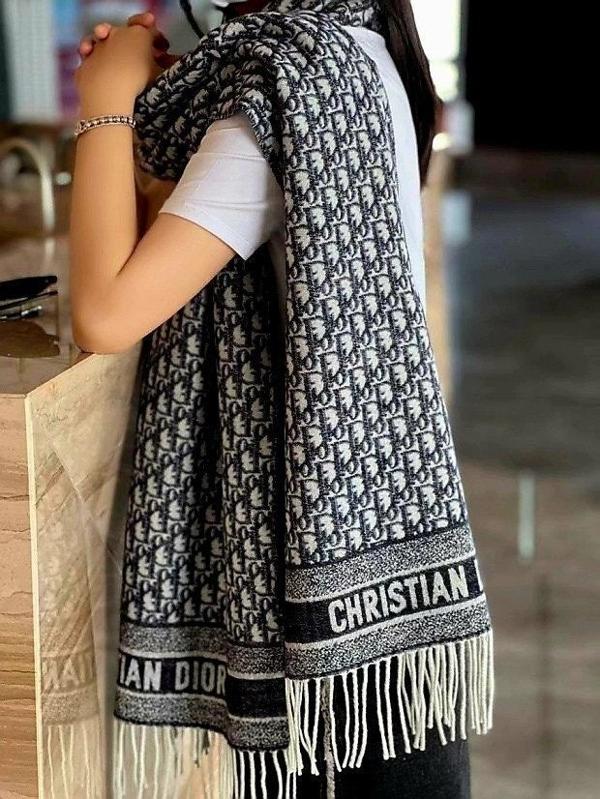 디* 오블리크 울캐시 숄머플러 수입최고급