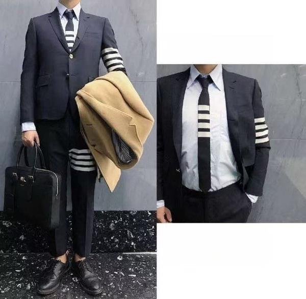 톰* 4바 스트라이프 넥타이