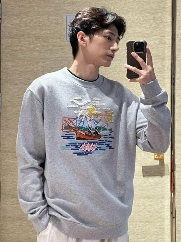 루* 피싱보트자수 맨투맨