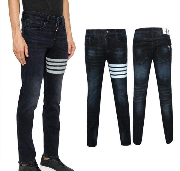 톰* 돌핀 사선 워싱 청바지