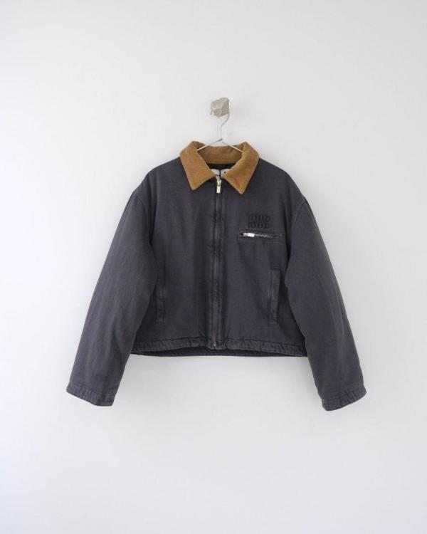 미*** 25 로고 패치 아플리케 패딩 자켓  수입