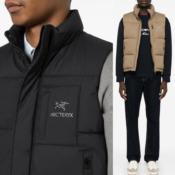 아**** 포켓로고 패딩베스트