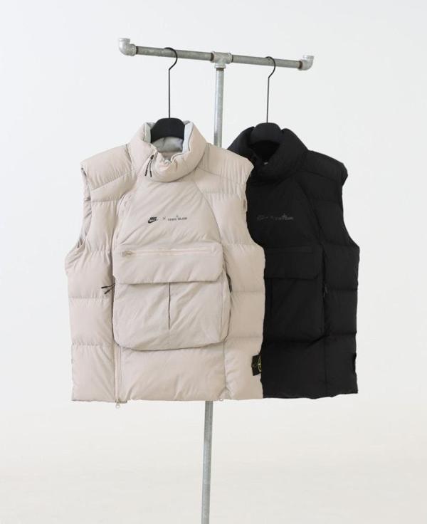 스* X 나** 콜라보 올백패딩조끼