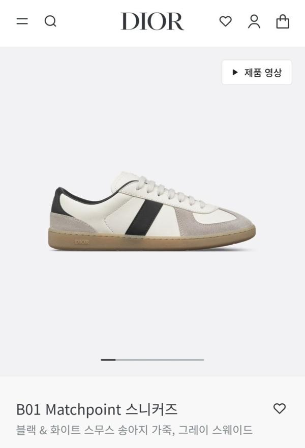 디* B01 매치포인트 스니커즈