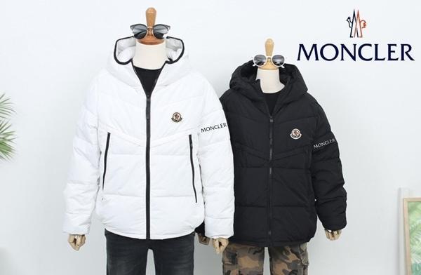 남성 로고 안테르 후드패딩