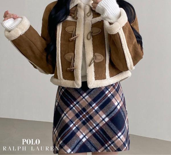 폴* 양털 무스탕