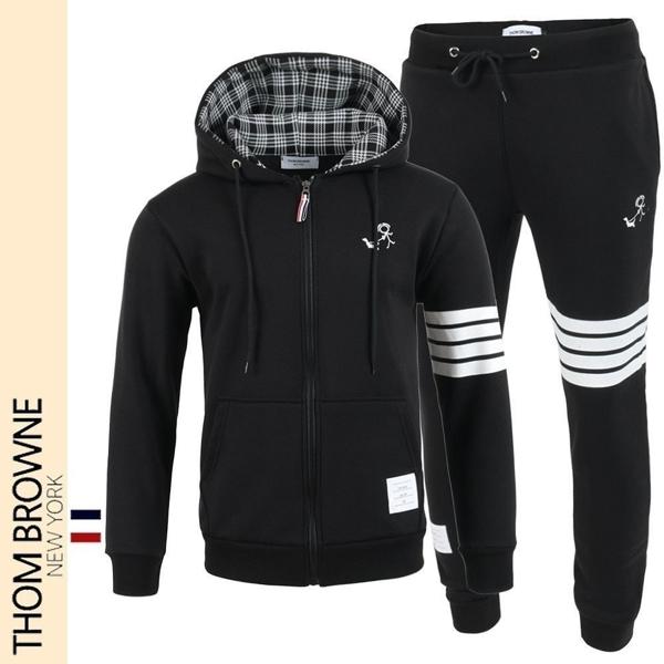 톰* 기본 후드 집업 셋업 기모 원단