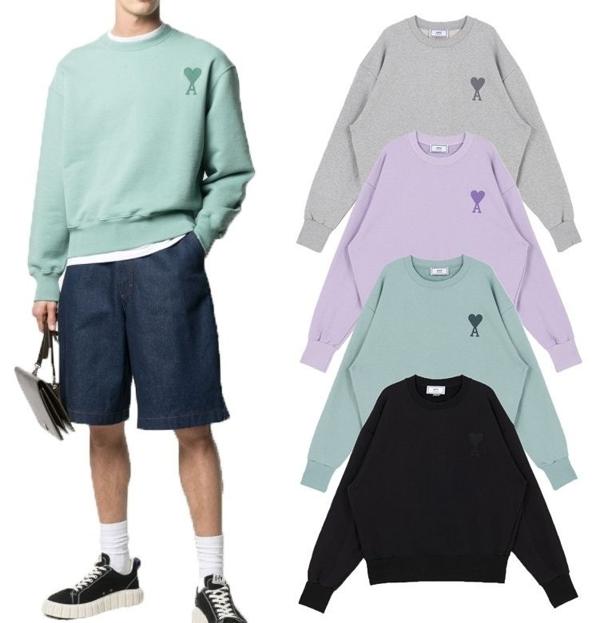 [특가] 아* 파리스 자수 하트 로고 맨투맨(색상)