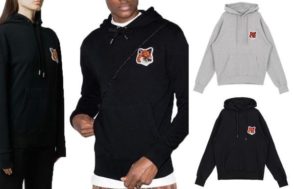 메* 키츠네 빅패치 헤드 후드(2색상)