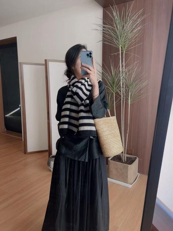 미*** 이니셜 니트목도리