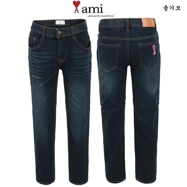 아* 융기모 딥컬러 히든밴딩 슬림팬츠