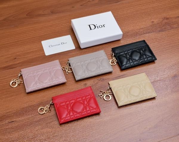 디* 레이디 5슬롯 무광 코튼 카드지갑 4 색상