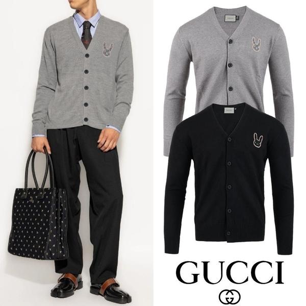 구* 래빗 자수 울 가디건 여성사이즈 추가