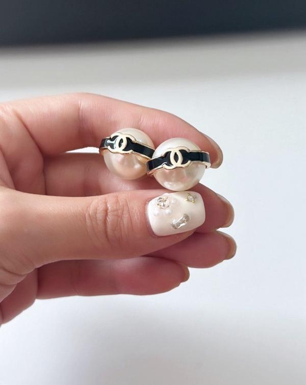 샤* 진주 귀걸이