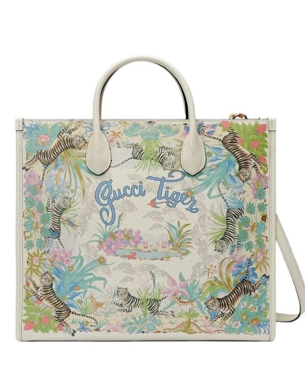 구* 타이거 미디엄 토트백ㅡ 687827 US5AC 9271