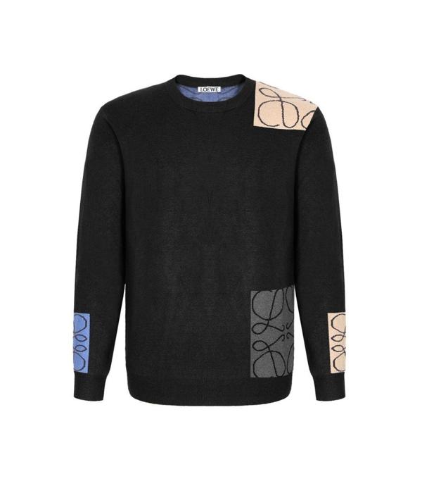 로** 프린트 니트