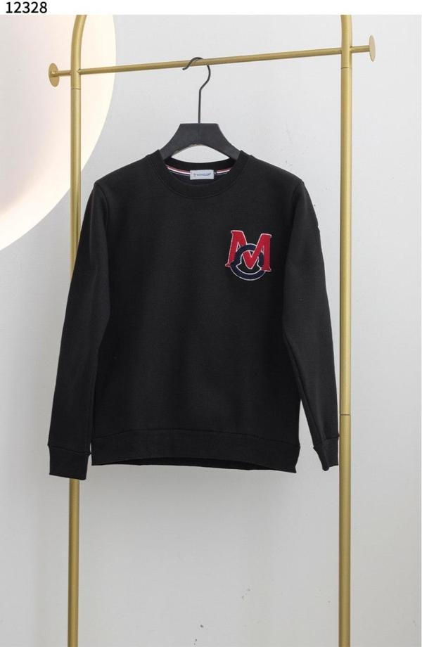 로고 프린트 기모 맨투맨